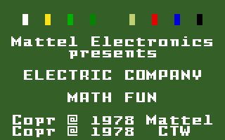 Math Fun screenshot 2 for Intellivision